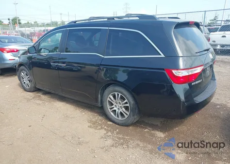 2011 Honda Odyssey Ex-L from USA, damaged, VIN 5FNRL5H65BB093624